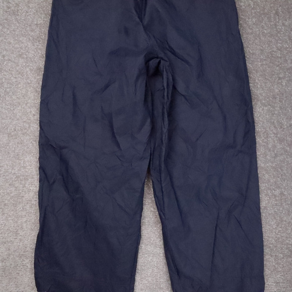 VTG 90s Nike Jogger Youth Small Navy Blue Elastic Drawstring Track Pants - Picture 9 of 10